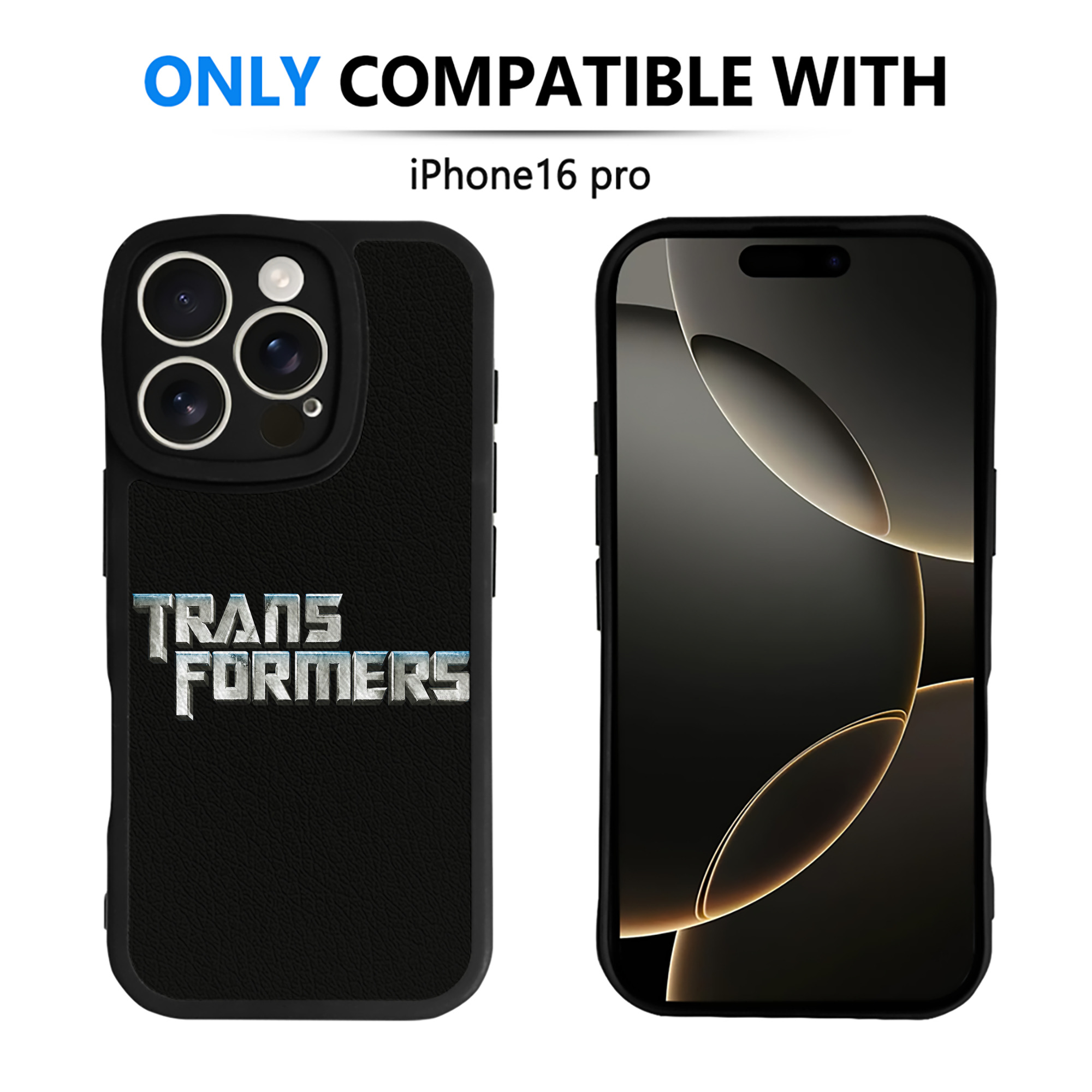 Transformers トランスフォーマー 【iPhone 16シリーズ対応】シリコンスマホケース（レザー調） 材質：シリコン